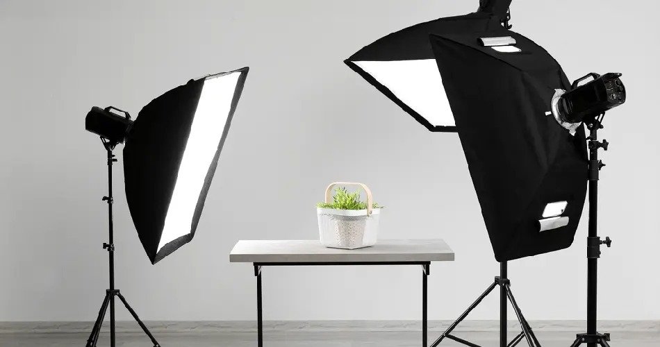 Set de iluminación para fotografía de producto